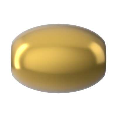 5824 4 mm Crystal Royal Gold Pearl - 500 
