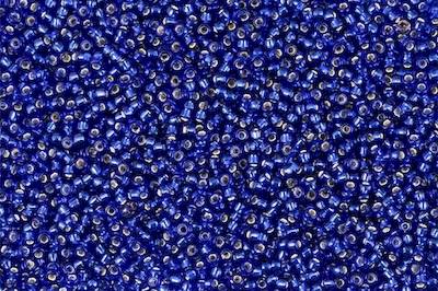 ROUND 15/0 1,5mm #0028 Cobalt CL Silver 25