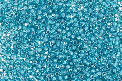 ROUND 15/0 1,5mm #0377 Light Sapphire CL Metallic Teal 25