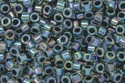 TREASURE 11/0 2,2mm #0773 Crystal Rainbow CL Montana Blue 25