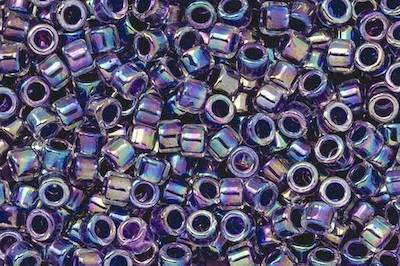 TREASURE 11/0 2,2mm #0774 Crystal Rainbow CL Grape 25