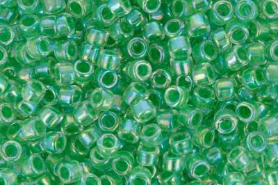 TREASURE 11/0 2,2mm #0775 Crystal Rainbow CL Light Green 25