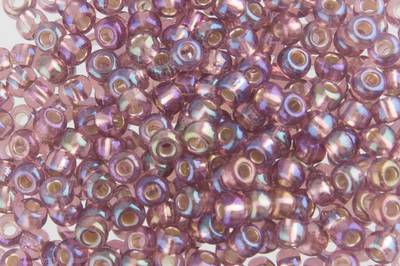 ROUND RH 10/0 2,3mm #27019 Light Amethyst FC Sfinx Rainbow CL Silver 50