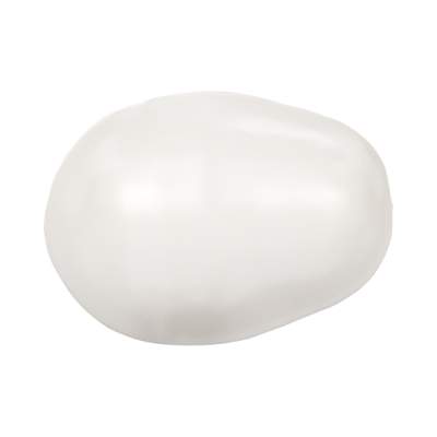 5821 11 x 8 mm Crystal White Pearl - 250 