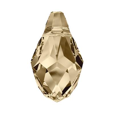 6007 7 x 4 mm Crystal Golden Shadow - 360 