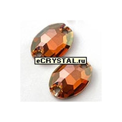 3210 10 x 7 mm Crystal Copper F - 6 