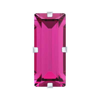 719.39.191 4 x 2 mm Fuchsia / Silver JC - 1440 