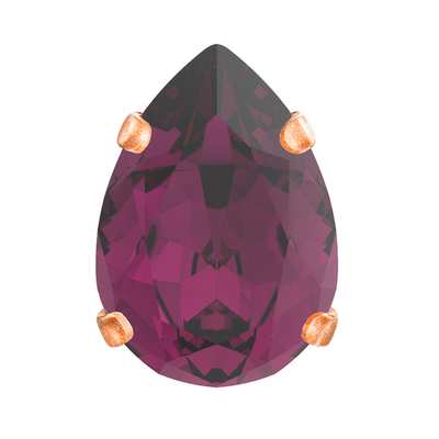 719.35.004 6 x 4 mm Amethyst / Brass JC - 144 