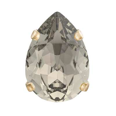 719.35.404 6 x 4 mm Black Diamond / Gold SC - 144 