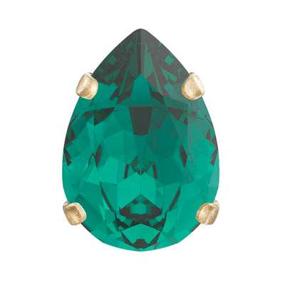 719.35.404 6 x 4 mm Emerald / Gold SC - 144 