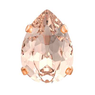 719.35.004 6 x 4 mm Light Peach / Brass JC - 144 