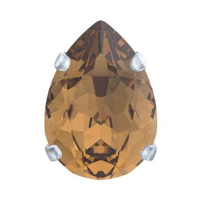 719.37.414 14 x 10 mm Smoked Topaz / Silver SC - 144 