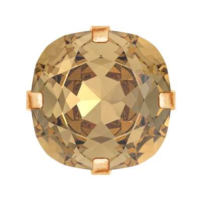 719.39.010 10 x 10 mm Light Colorado Topaz / Brass JC - 144 