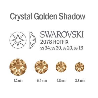   mini-Hotfix L Crystal Golden Shadow 30