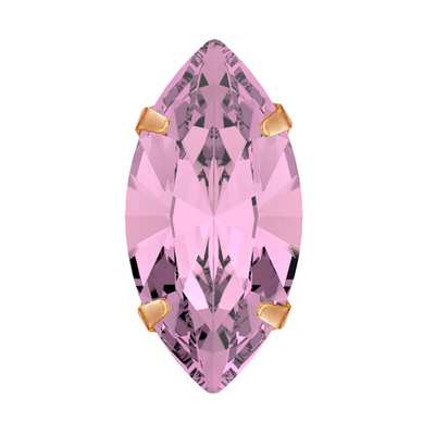 719.39.136 6 x 3 mm Light Amethyst / Brass JC - 720 