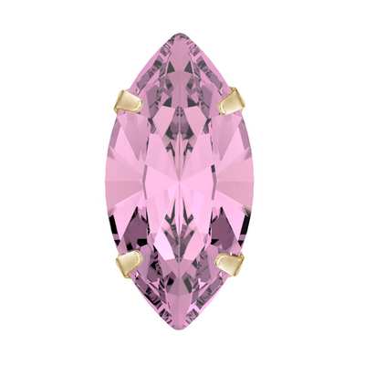 719.39.036 6 x 3 mm Light Amethyst / Gold SC - 720 