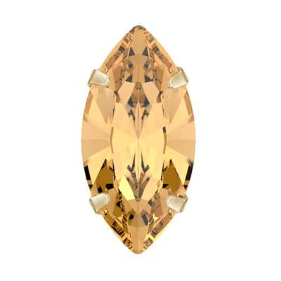 719.39.036 6 x 3 mm Light Colorado Topaz / Gold SC - 720 