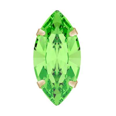 719.39.036 6 x 3 mm Peridot / Gold SC - 720 