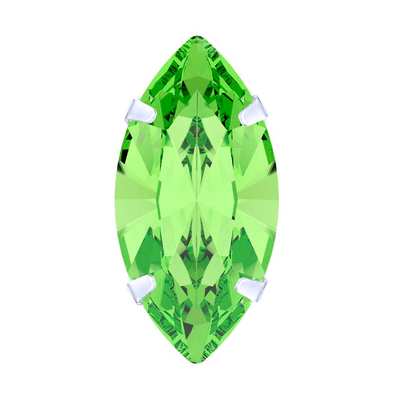 719.39.036 6 x 3 mm Peridot / Silver SC - 720 