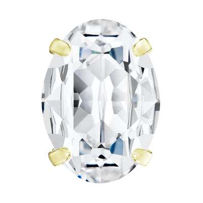 719.36.406 8 x 6 mm Crystal / Gold SC - 144 