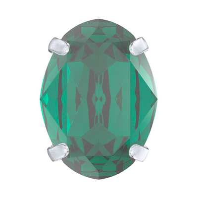 719.36.406 8 x 6 mm Emerald / Silver SC - 144 