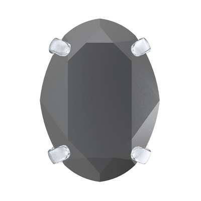 719.36.406 8 x 6 mm Jet Hematite / Silver SC - 144 