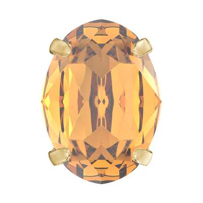 719.36.106 8 x 6 mm Light Colorado Topaz / Brass JC - 144 