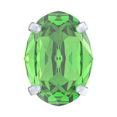 719.36.406 8 x 6 mm Peridot / Silver SC - 144 