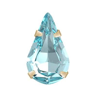 719.39.043 6 x 3,6 mm Aqua Bohemica / Gold SC - 720 