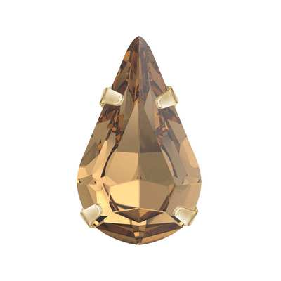 719.39.043 6 x 3,6 mm Smoked Topaz / Gold SC - 720 