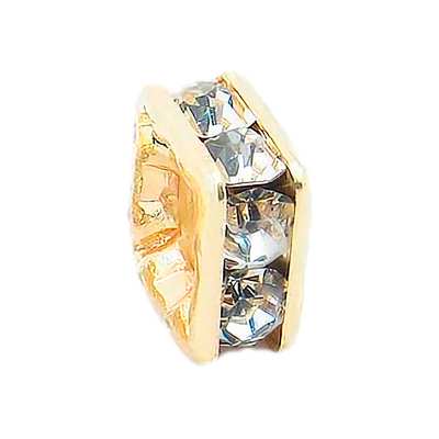 711.39.204 4,5 x 4,5 mm Crystal / Gold - 720 