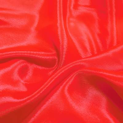 - Satin Chiffon Hot Red - 10 