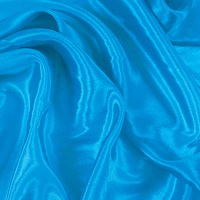 - Satin Chiffon Turquoise - 10 