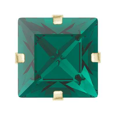 719.39.041 4 x 4 mm Emerald / Gold SC - 720 